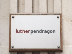 Luther Pendragon sign.JPG