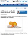 Call for probe into health forum link to Big Pharma Sunday Herald 2 March 2014.jpg