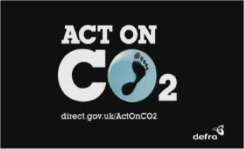 Defra advertising about our carbon footprint