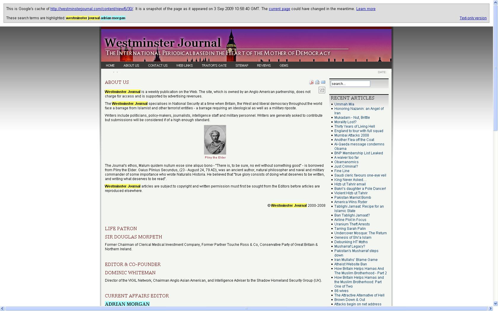 Screenshot of Page