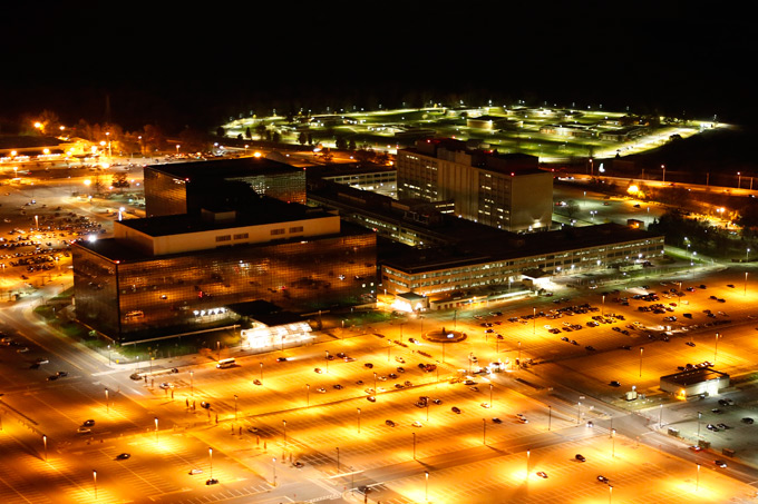 NSA Headquarters, Fort Meade, Maryland. Picture by Trevor Paglen.