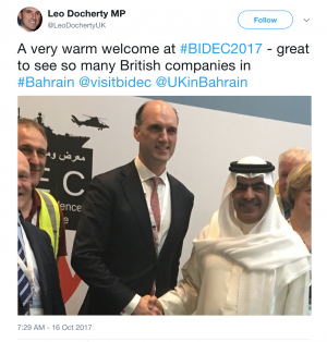 Leo Docherty arms-fair-Bahrain-2017-twitter1.png