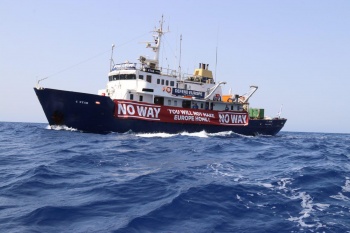 The C-Star boat chartered by Defend Europe in 2017